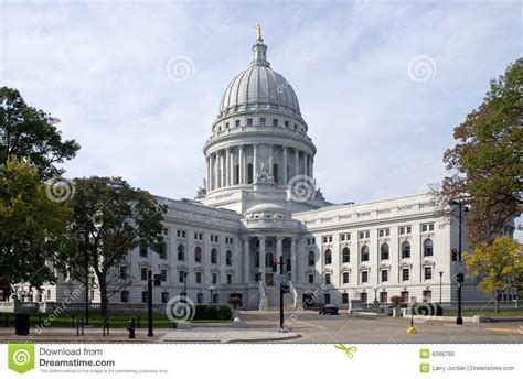 Wisconsin State Capitol Stock Photo Image 8366780