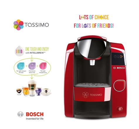 My bosch tassimo shows a red light or has warning lights flashing every tassimo coffee machine has display led lights to communicate its' status and needs. Bosch Tassimo Joy 2 T45 Red Multi Drinks Pod Machine ...