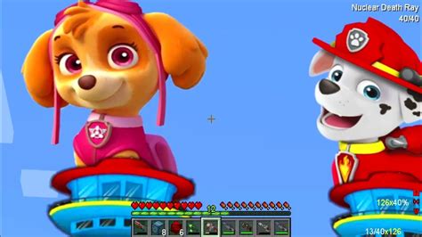Paw Patrol The Movie Crying Ryder And Chase Vs Minion In Minecraft