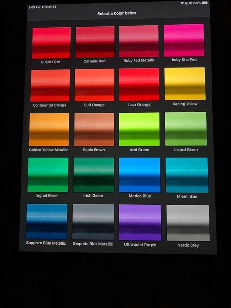 Maaco Car Paint Color Chart Dat Night In 2021 Paint C