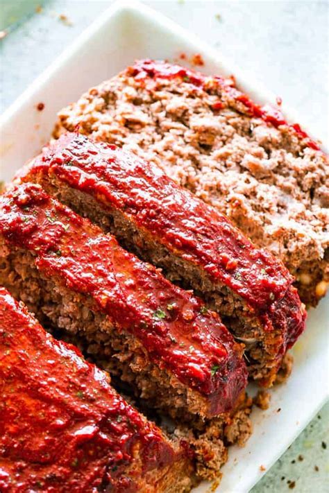 Dry onion soup mix and ketchup flavor the loaf. 2Lb Meatloaf Recipie : Just Like Moms Quick Easy Meatloaf ...