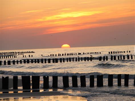 Zachód Słońca Morze Bałtyckie