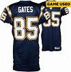 Antonio Gates San Diego Chargers Game-Used Blue #85 Jersey from 2006 Season
