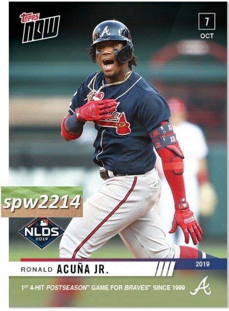 2019 Topps Now Ronald Acuna Jr 976 Ebay