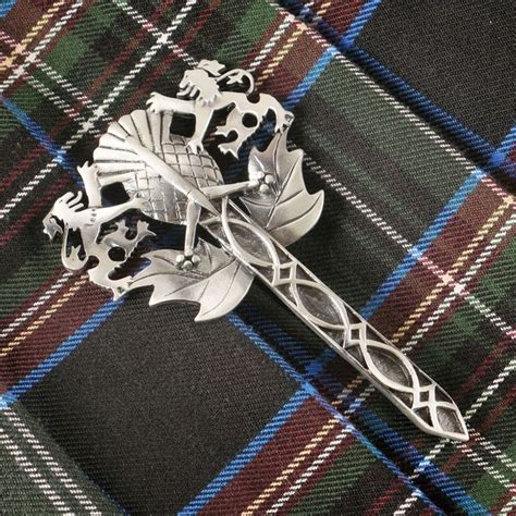 Scottish Kilt Pin This Pin Masterly Combines Three Of The Most Iconic