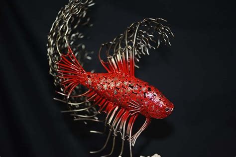 Stainless Steel Fish Sculpture Fish Sculpture Steel Sculpture Metal