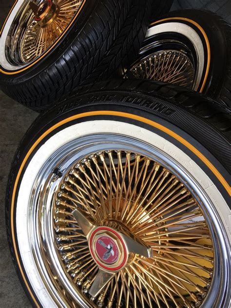 17s Gold Wire Wheels With Vogue For Sale In Hayward Ca Offerup