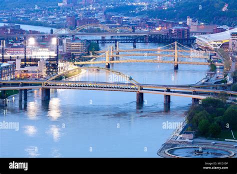Pittsburgh Washington State United States Bridges Over The