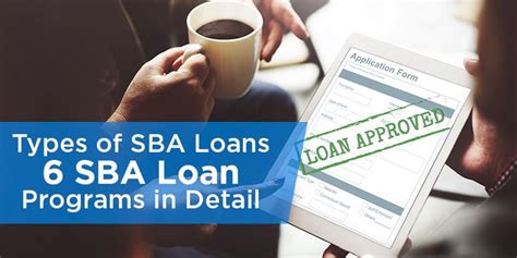 An Overview Of The 6 Primary Types Of Sba Loans 7a Cdc504 Caplines