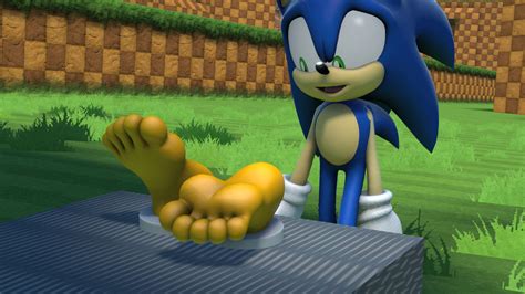 Tails Feet Stuck Upright And Tickled By Sonic By Gigglefitz9 On Deviantart