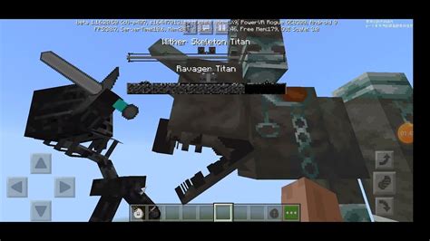 Minecraft Mob Battles 12 Skeleton Titan And Wither Skeleton Titan Vs