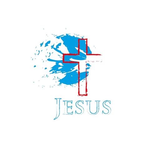 Premium Vector Biblical Inscriptions Christian Art Jesus Christian Logo