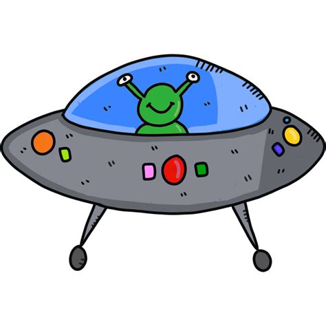Alien Spaceship Png Clipart Png Mart