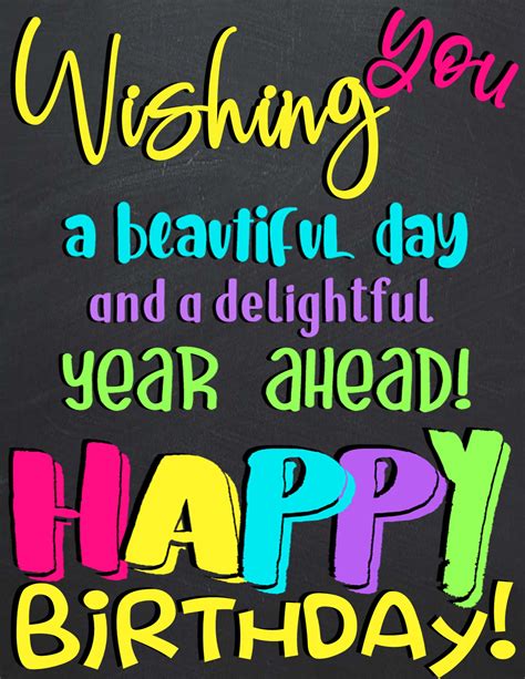 Wishing You A Beautiful Day And A Delightful Year Ahead Happy