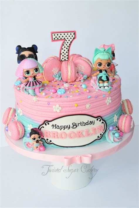 Send lol doll cake across uae with express delivery. Lol Dolls And Macarons - CakeCentral.com