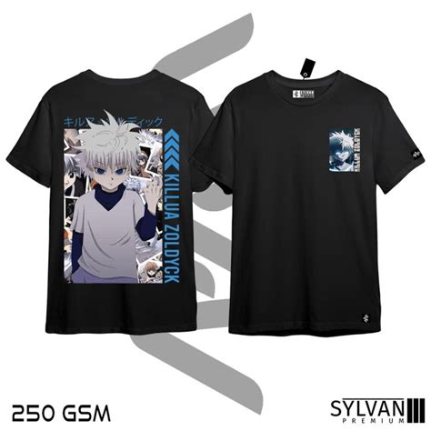 Sylvan Anime Shirt Hunter X Hunter Killua Design 4 250 Gsm Premium Cvc
