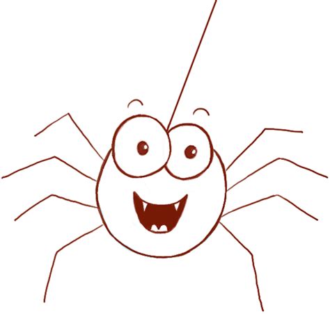 This is quite easy drawing and i am. How to Draw Cute Cartoon Spider with Easy Steps for ...