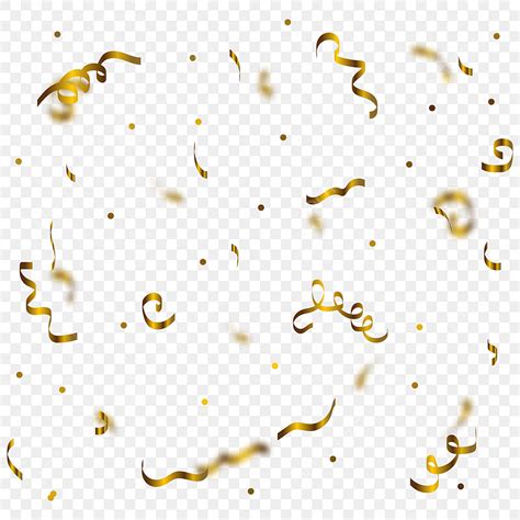Party Gold Confetti Vector Design Images Gold Confetti Background For