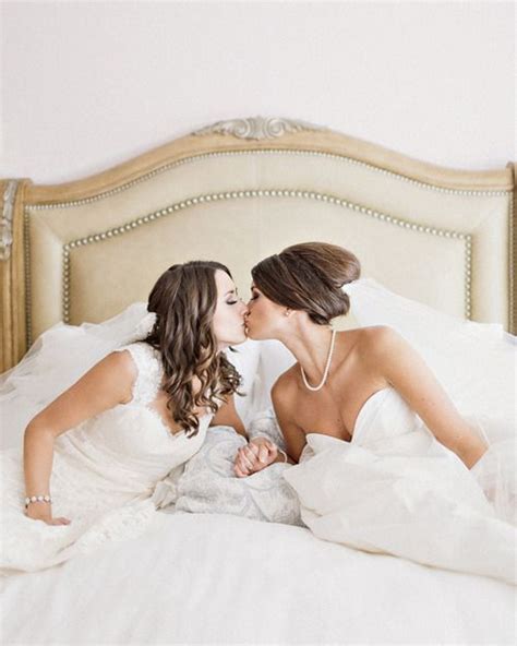 21 Wedding Photos That Look Like Something Out Of A Fairy Tale Wedding Kiss Lesbian And Pride