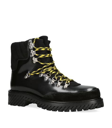 off white leather gstaad hiker boots harrods za