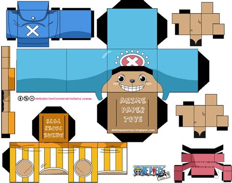 One Piece Papercraft Paper Toys Diy Paper Toys Template Paper Toys