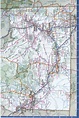Idaho detailed roads map.Map of Idaho with cities and highways.