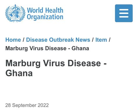 Mugen Ujiie 氏家 無限 On Twitter 赤道ギニアで初めてマールブルグ病を確定診断 病原体はエボラウイルスと同じフィロウイルス科のマールブルグウイルス 現在、死者9名