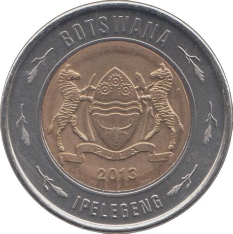 Botswana 2 Pula Foreign Currency