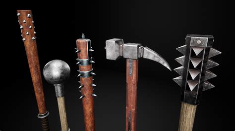 Medieval Melee Weapons Pack In Weapons Ue Marketplace
