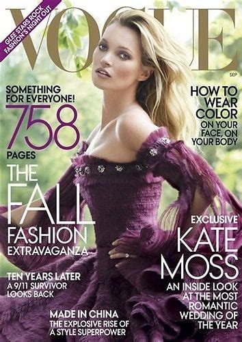In Vogue Kate Moss Greatest Covers Throughout The Years