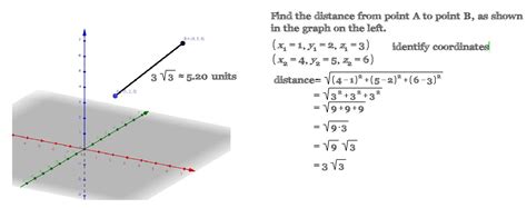 Deriving The Distance Formula In Three Dimensional Space Calculus Coaches
