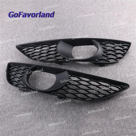 Pair Front Lower Bumper Grill Fog Light Cover Bezel 4l0807675c