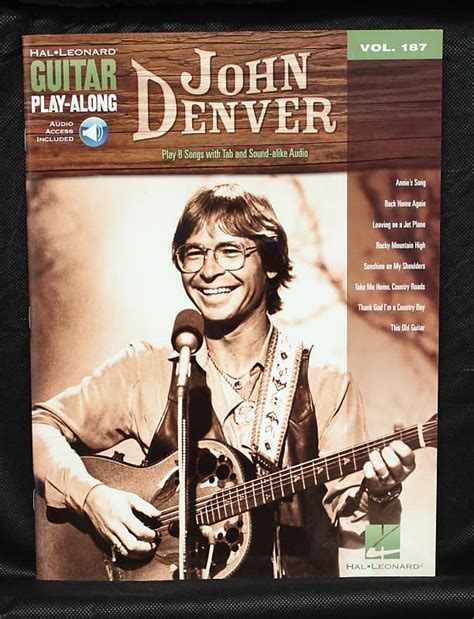 john denver guitar play along volume 187 guitar tab songbook reverb