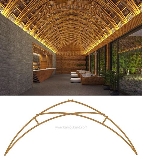 Bamboo Roof Bamboo Structure Bamboo Architecture