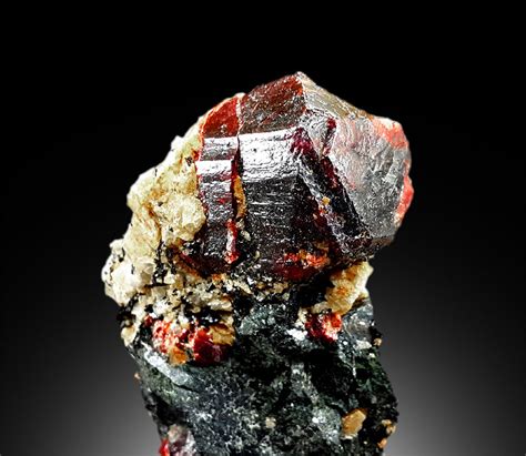 Red Zircon Crystal Mineral Specimen From Skardu 121 Gram Etsy