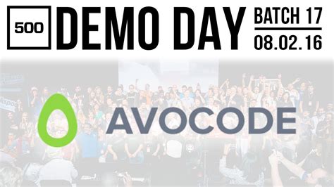 500 Startups Demo Day 2016 Batch 17 Avocode Youtube