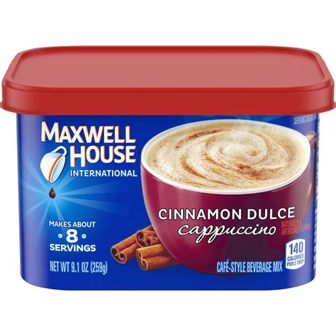 Maxwell House International Cinnamon Dulce Cappuccino Cafe Style