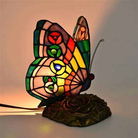Use Stained Glass Butterfly Lamp To Lit Your Home Warisan Lighting