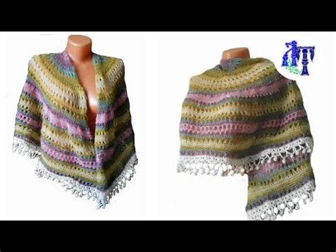 فيديو شرح طريقة عمل شال السحري الدائرى نسائى بالخطوات كروشية Crochet