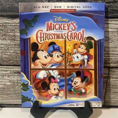 Mickeys Christmas Carol Blu Ray Dvd Digital Sealed New