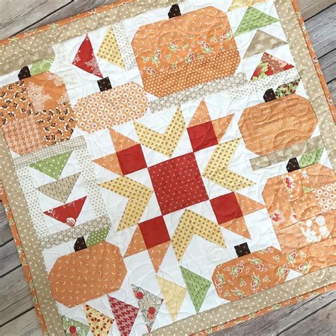 My Original Pumpkin Party Quilt Was Made Out Of All Figtreeandco