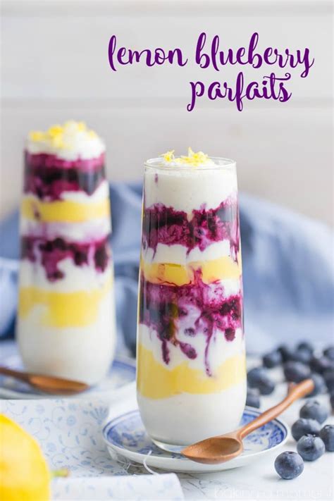 Lemon Blueberry Parfaits Baking A Moment