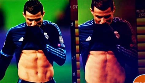 Cristiano Ronaldo Accused Of Using Photoshop To Enhance His Six Pack