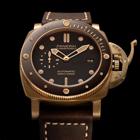 Panerai Submersible Bronzo Resurfaces With New Brown Ceramic Bezel Watchtime Usa S No