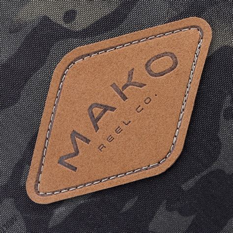Mako Reel Co Logo Reel Case Rollentasche Green Camo Rollentaschen
