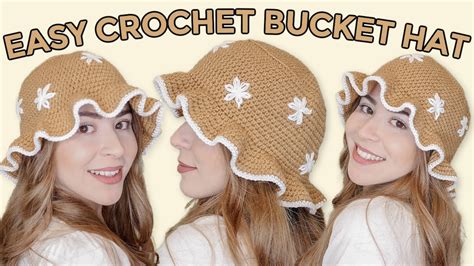 Easy Crochet Bucket Hat Tutorial Diy Anyone Can Make Youtube