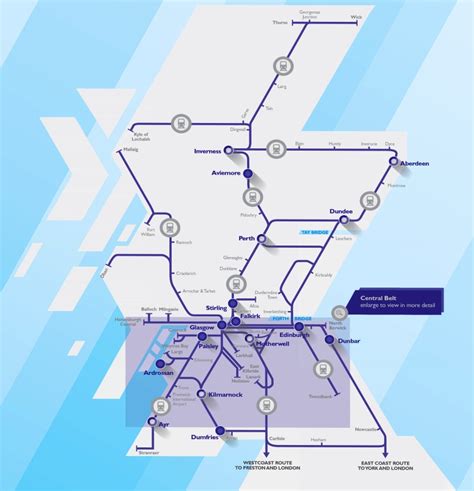 Train Routes In Scotland Map Map