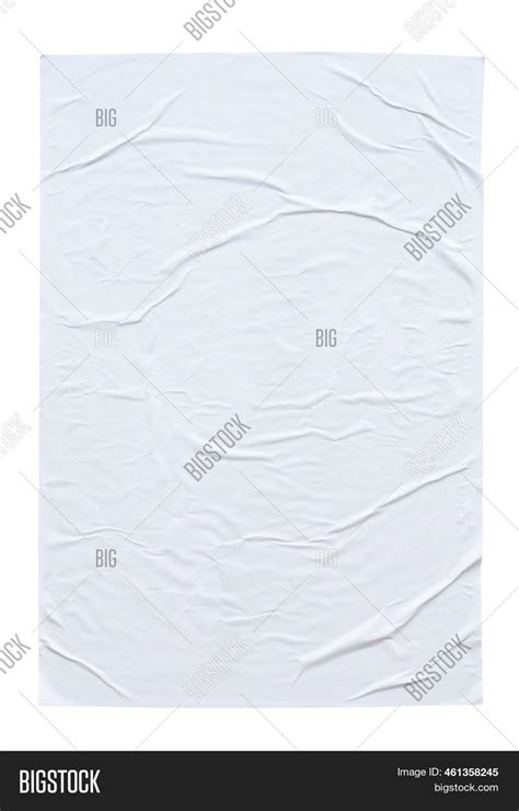 Blank White Crumpled Image And Photo Free Trial Bigstock