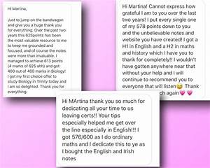 Reviews Leaving Cert Notes And Sample Answers