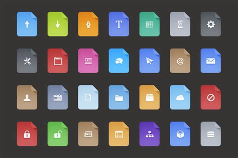 Free Flat Filetype Icons — Medialoot